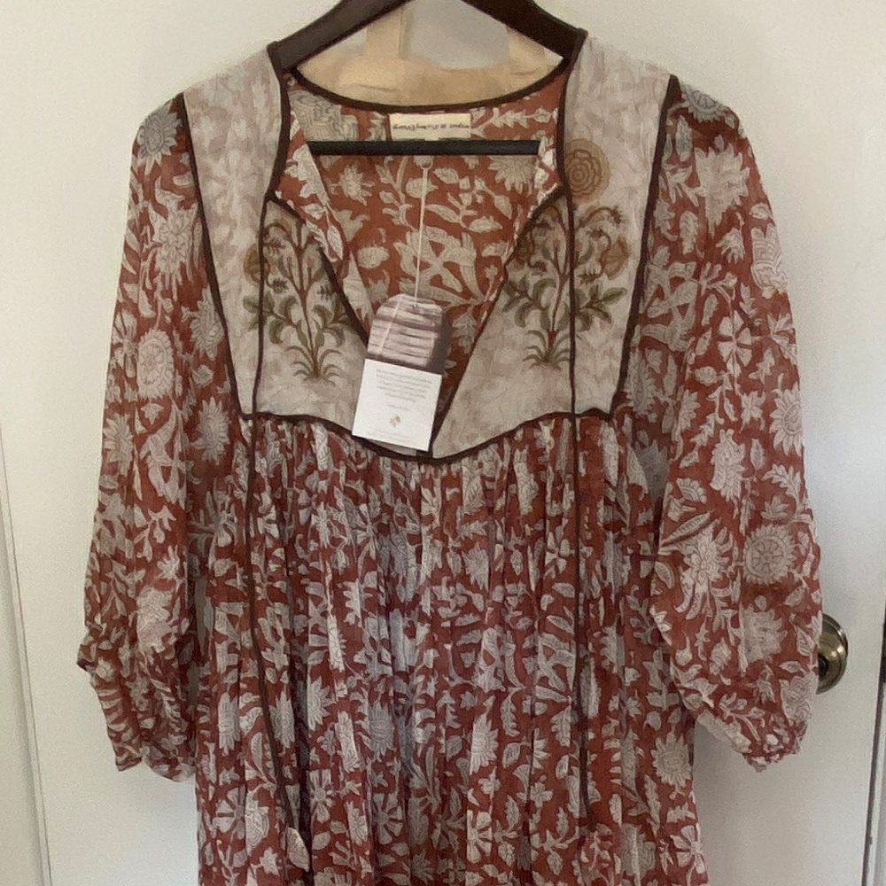 Beautiful BNWT Daughters of India Dress - Gorgeous Earthy Colors